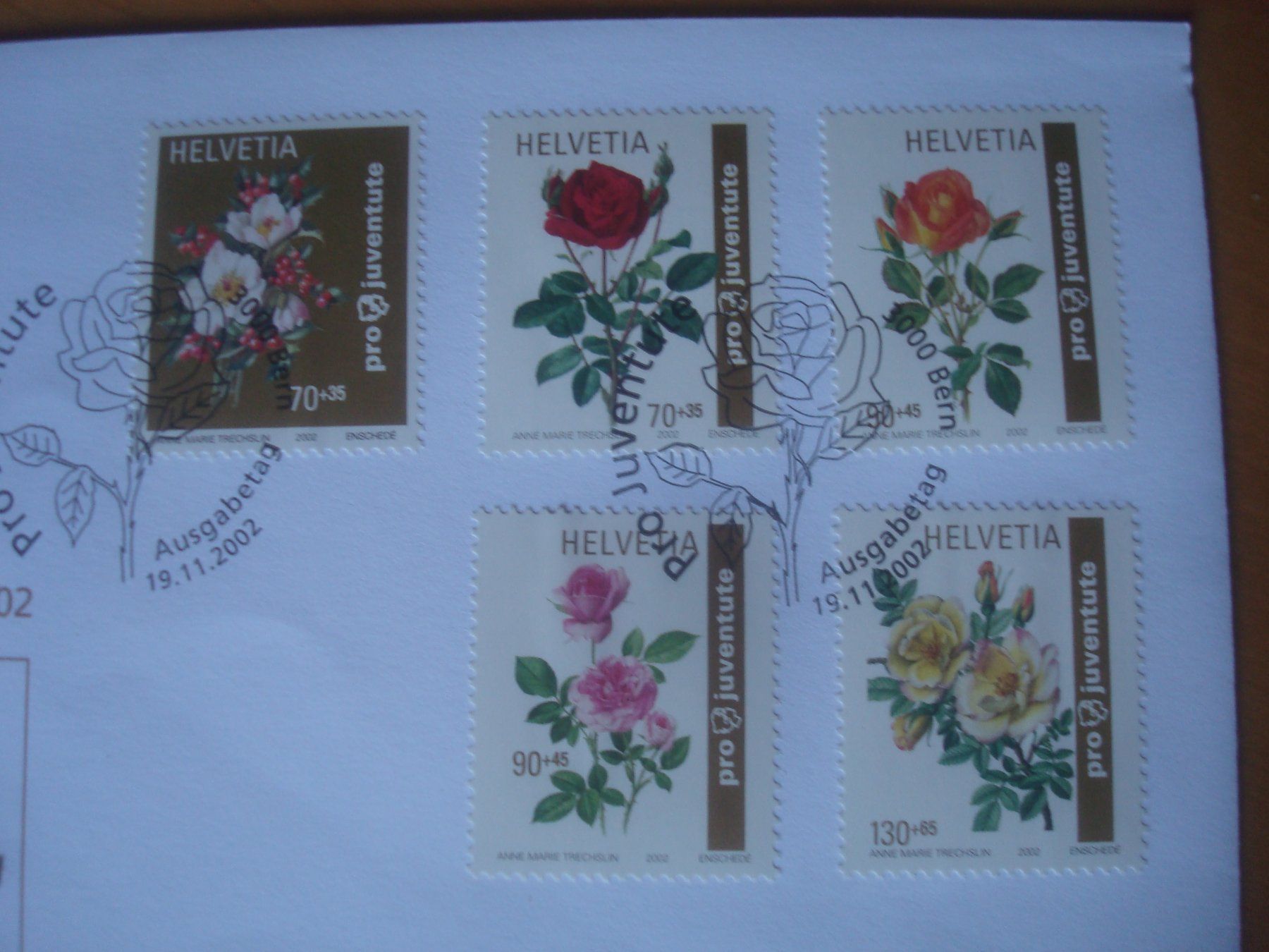 Tutti i francobolli: PJ 2002 FDC Serie‪‪ – Usato da Gordola venduto da Polentaefung 1