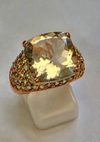 Ring 58 Prasiolith und Amethist Gr 58