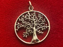 Anhänger Baum des Lebens 925 Sterling Silber