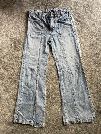 Jeans Zara Glockenbein Grösse 13-14 Jahre used look