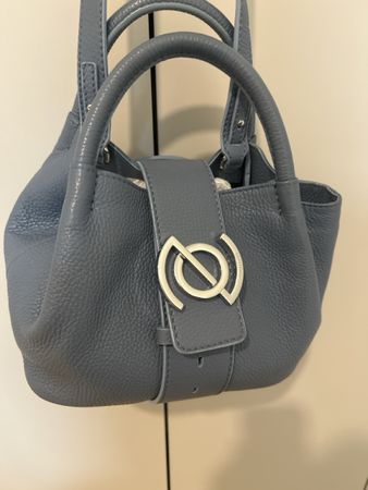 Zanellato borsa blu in vera pelle Made in Italy