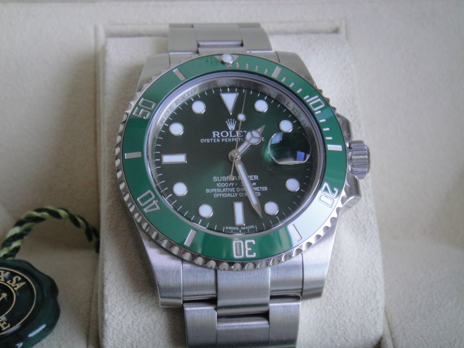 Rolex Orologi: Rolex / Submariner Hulk / Referenz 116610LV – Usato da Biberist venduto da keine-ursache 2