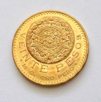 MEXICO, Veinte 20 Pesos 1959 - Gold - unz /unc !