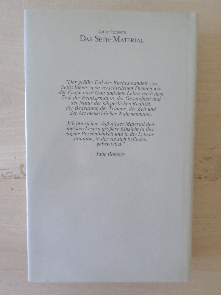 Libri: Das Seth-Material / Jane Roberts – Usato da Liestal venduto da man_7bt6 1