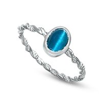 Apatit Katzenauge Ring