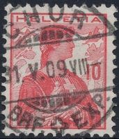 CHUR 31.V.09 - Vollstempel auf Helvetia Brustbild