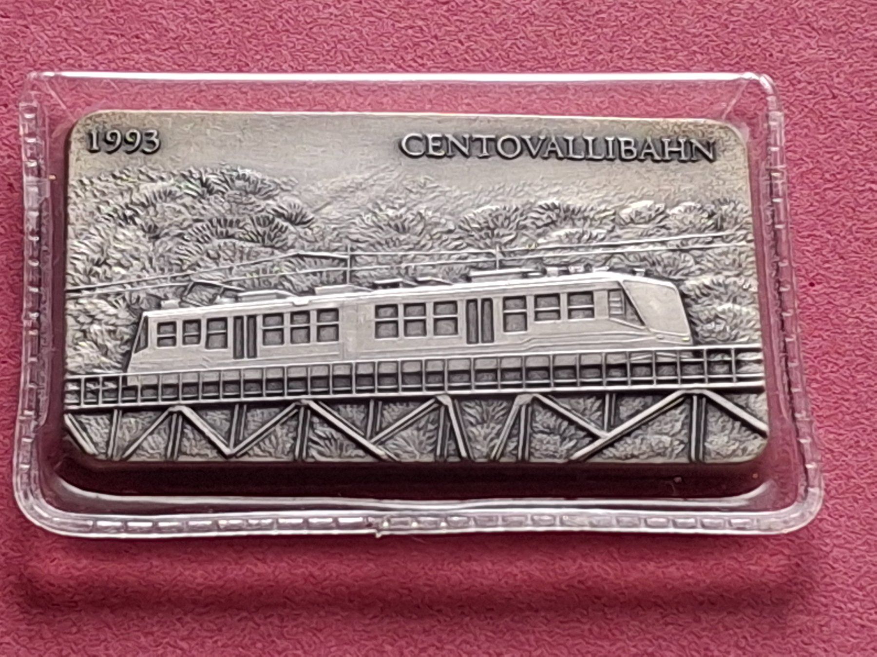 Metalli preziosi: CH EISENBAHN - CENTOVALLIBAHN - OVP – Usato da Boniswil venduto da dpd4coins