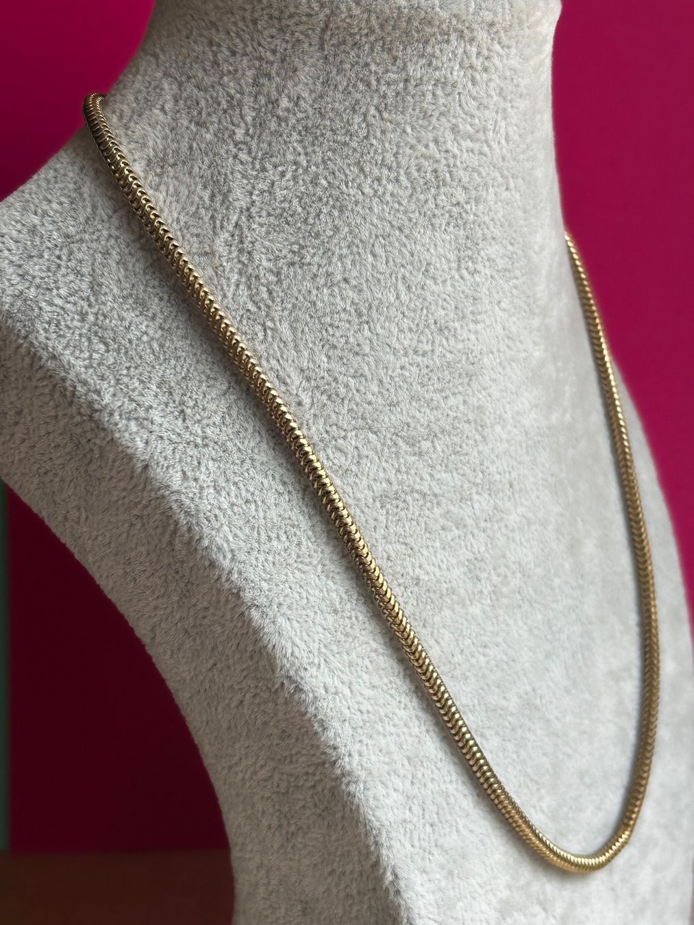 Catenine: Schlangenkette, elegant & klassisch, golden – Usato da Laufen venduto da Bellavitaboom 2