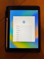 Apple iPad 9 Generation 64 GB, WiFi mit Apple Pencil & Hülle