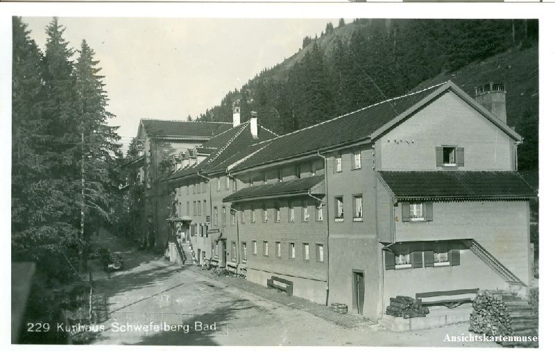 Cartoline postali: Schwefelbergbad - Kurhaus + 1938 – Usato da Emmenbrücke venduto da teestube