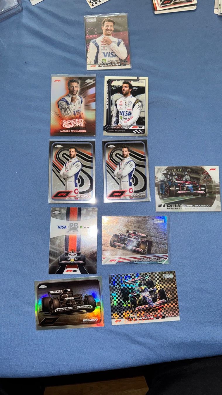 Topps Carte collezionabili: Topps chrome formel 1 karten daniel ricciardo – Nuovo (secondo la descrizione) da Burgdorf venduto da Catbagger64