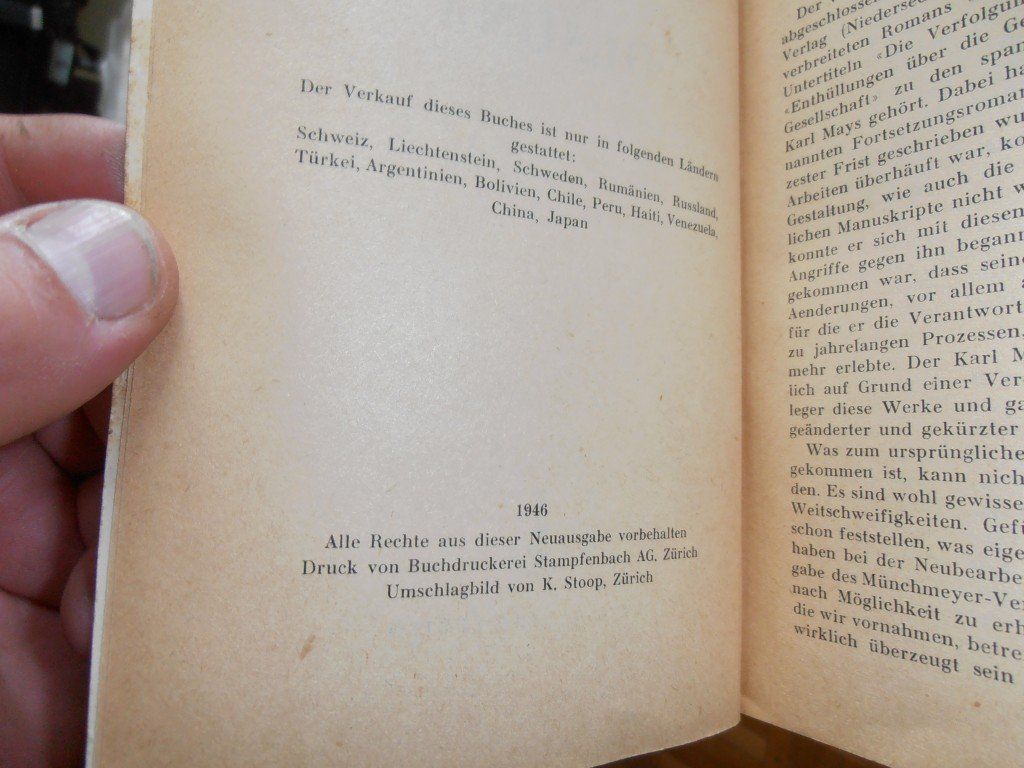 Libri: Karl May - Olsuna – Usato da Zürich venduto da rudirentier 1