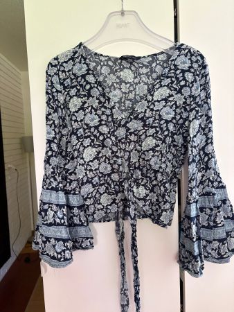 Flower Power Hippie Bluse Gr. S, American Eagle