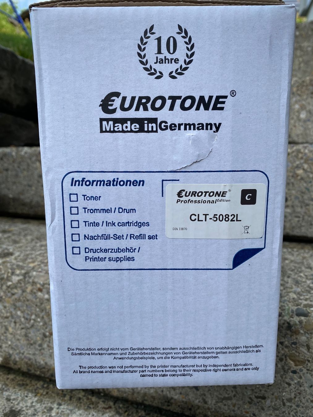 Cartouches & Toner: Eurotone  Schwarz – Neuf avec emballage d'origine à Oberriet SG par shanis 1