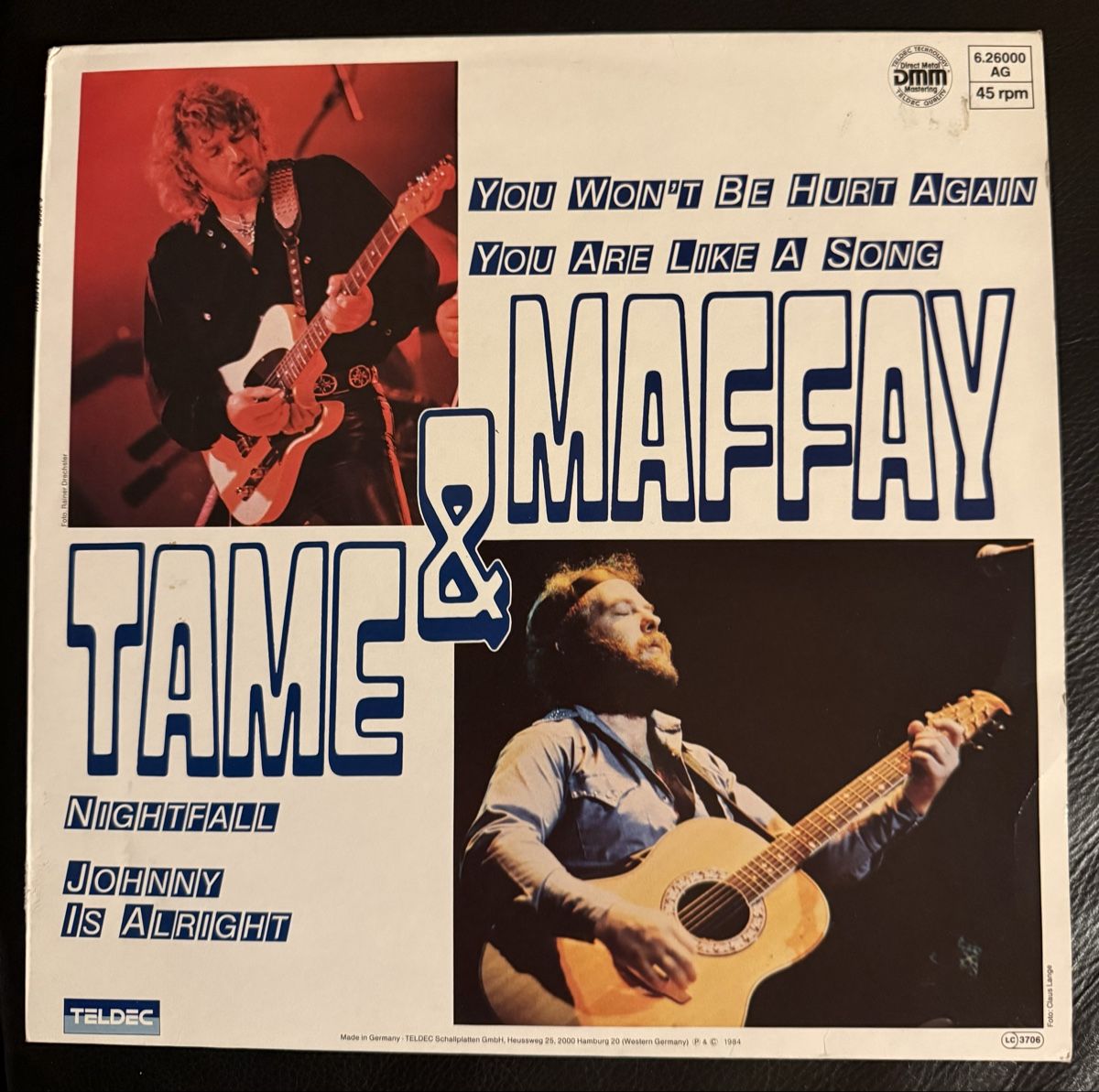 Vinyles: Tame & Maffay Vinyl Maxi Single - 45 u/min. DMM – D'occasion à Goldach par Messerguru
