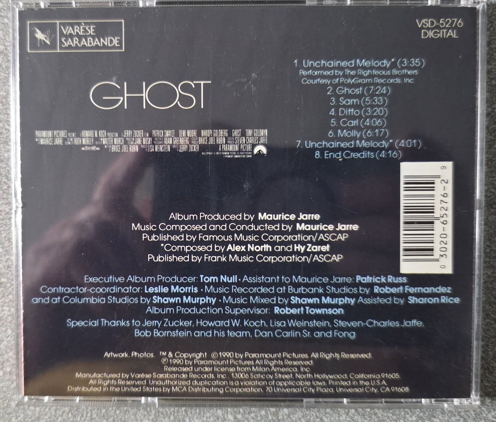 CD: Ghost -  Original Motion Picture Soundtrack CD – Usato da Oetwil am See venduto da fineli2 1