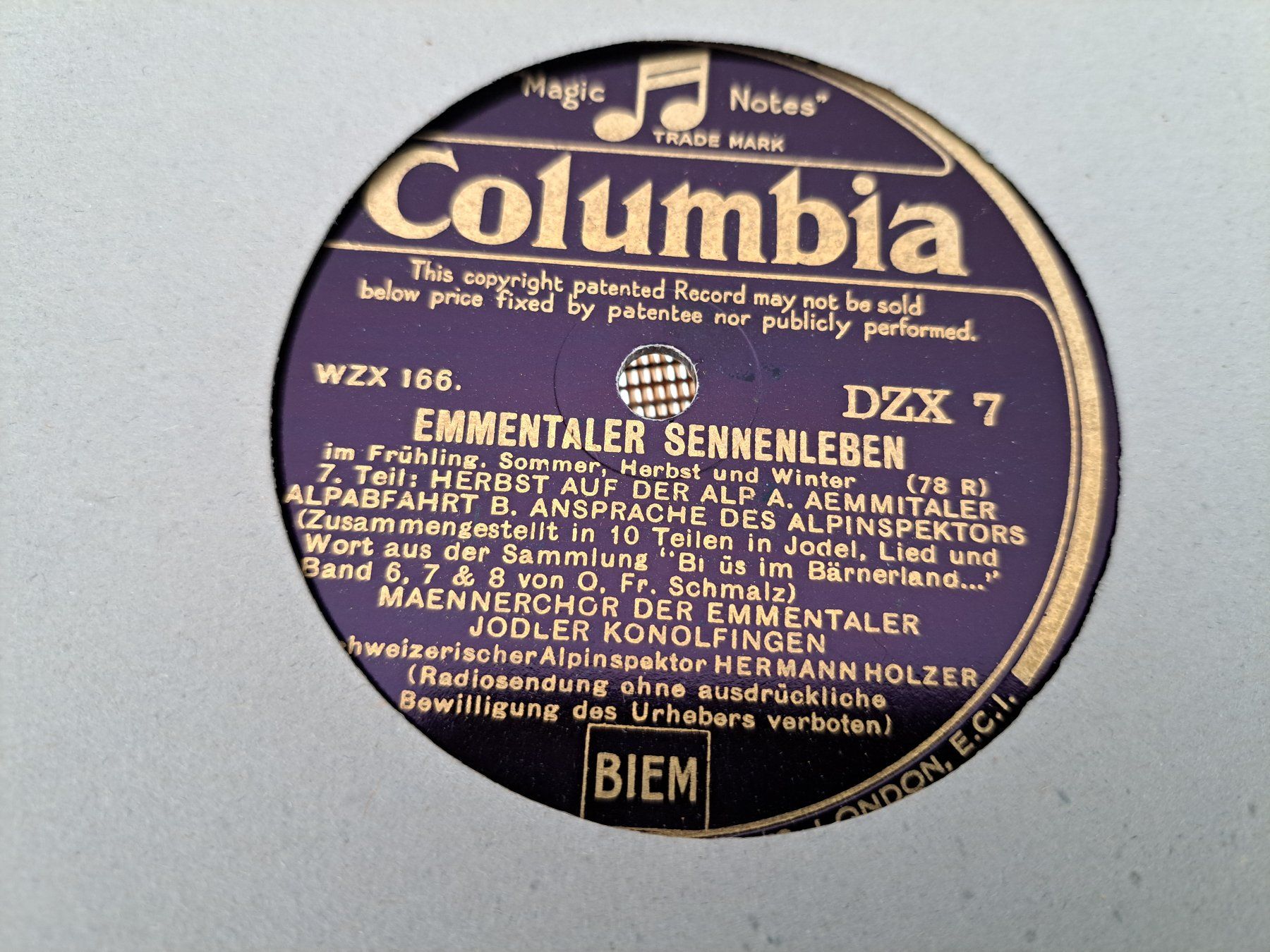 Dischi in vinile: Emmentaler Sennenleben, Teil 1-8, 4 Schellack-Platten – Usato da Zürich venduto da ad_leones 7