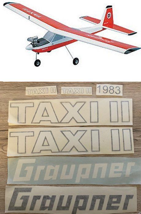 Graupner RC Modellbau: Set Vinyle Taxi 2 Graupner – Neu und originalverpackt aus Chevroux von alex911