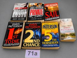 7 English Books James Patterson, Nr. 71a