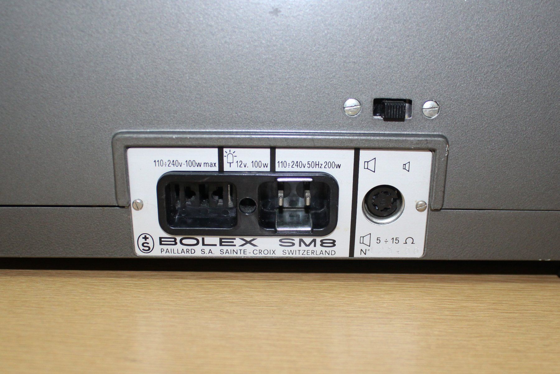 Bolex Proiettori: Bolex SM8 Filmprojektor – Usato da Istighofen venduto da muech40 5