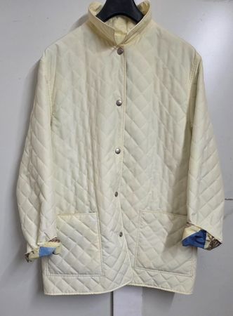 Edle Salvatore Ferragamo Vintage Steppjacke – Made in Italy