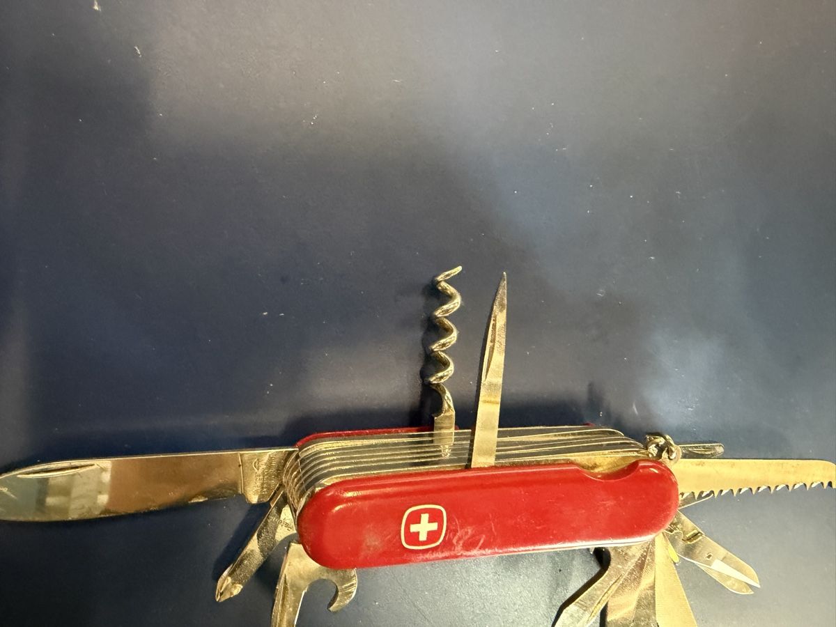 Wenger Coltelli tascabile: Wenger Taschenmesser rot gebraucht – Usato da Strengelbach venduto da RaenAntikDesign 3