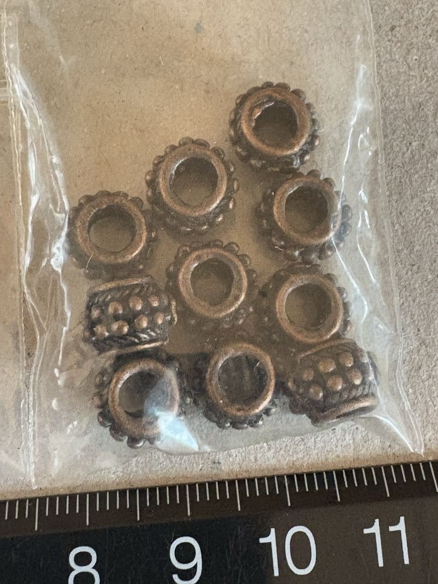 Perlen (unechte): Perlen aus Metall zum basteln / Mix – Neu (gemäss Beschreibung) aus Rümlang von euqinom16 3
