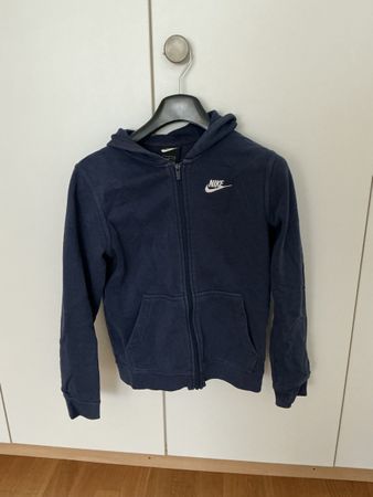 Nike Jacke Blau Gr. 147–158 cm – Kinder Sportjacke, Training