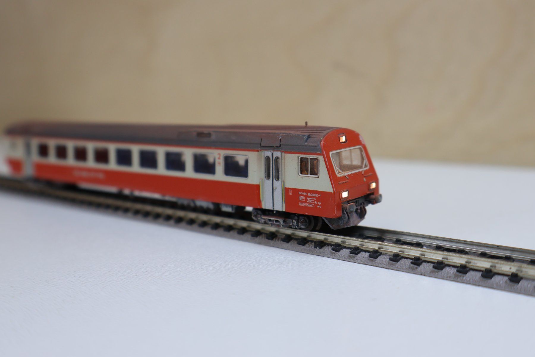 Trix Modellini di ferrovie: Minitrix Swiss Express SBB Steuerwagen + Licht – Usato da Winterthur venduto da Monstera 3