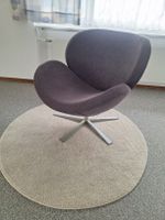 BoConcept Shelly Sessel Drehsessel grau Stoff