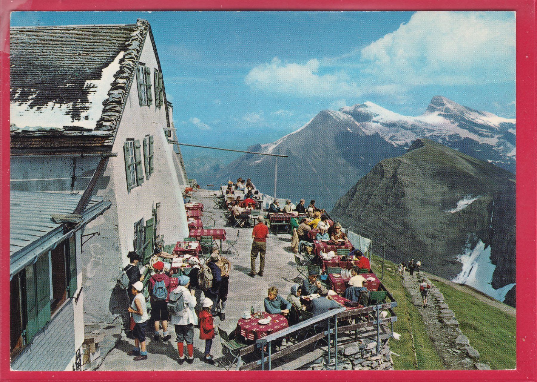 Ansichtskarten: BERGHOTEL FAULHORN 2680m – Gebraucht aus Oberrieden von Gebirgsstelze