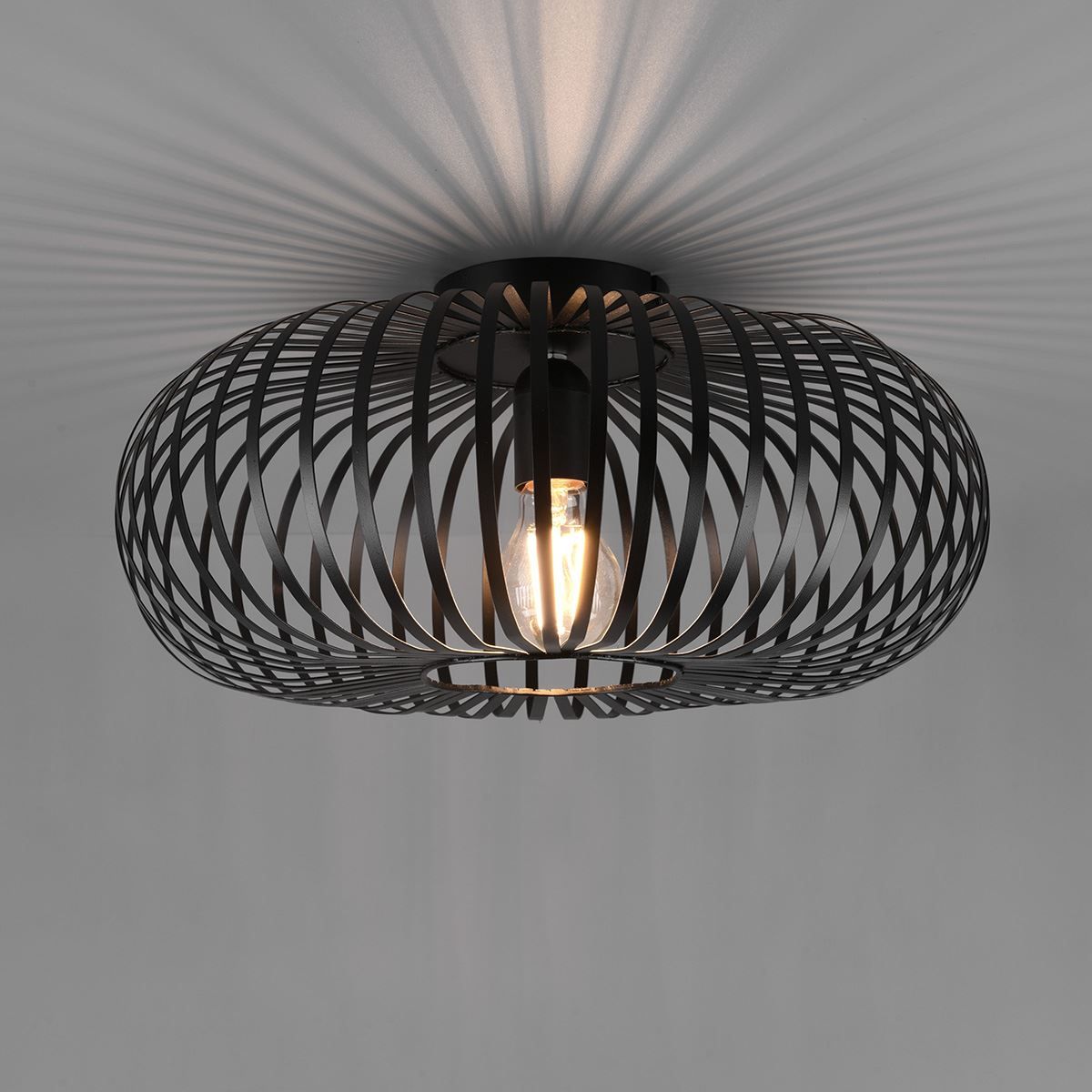 Kronleuchter & Deckenlampen: Deckenleuchte, Schwarz, Metall, 40 cm Ø – Neu (gemäss Beschreibung) aus Kreuzlingen von Smart-Light