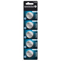 5 Stück CR2450, 3V Lithium EverActive, Ablaufdatum 09.2035