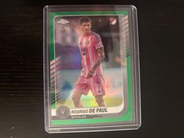 Sammelkarte Rodrigo De Paul Topps Chrome grün 41/99