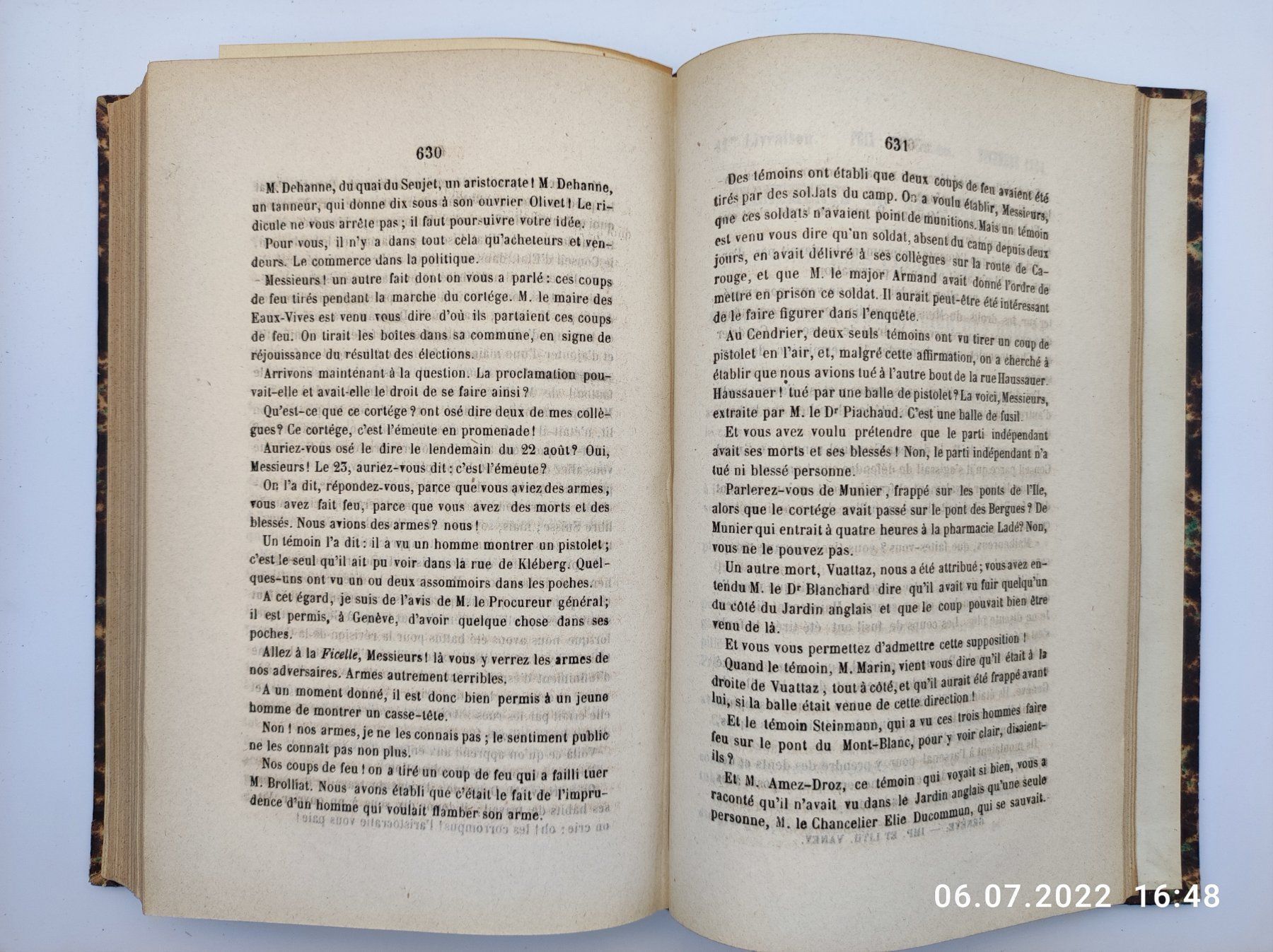 Libri: ANKLAGESCHRIFT - GENF 1864 – Usato da Goldach venduto da Gaip 5