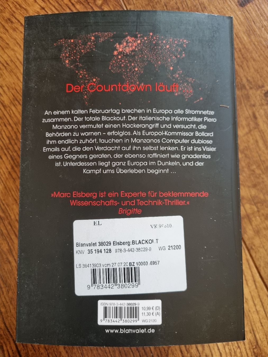 Bücher: Marc Elsberg Blackout Thriller Roman  – Gebraucht aus Grindelwald von schonegg 1