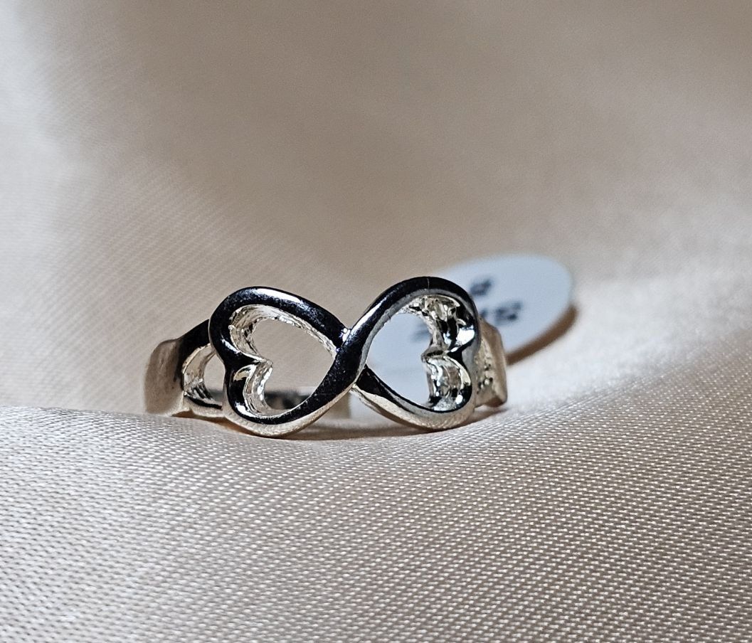 Anelli: Eleganter Ring Herz, 925 versilbert, Gr. 8 – Nuovo (secondo la descrizione) da Grenchen venduto da maretop 3