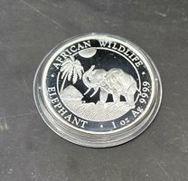 Silbermuenze Somalia African Wildlife 1oz Ag 9999 2017