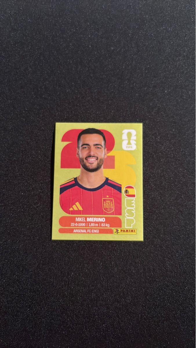 Panini Sammelbilder & Trading cards: Panini - WM 2026 - Mikel Merino - ESP 14  – Gebraucht aus Kaiseraugst von Baum_12