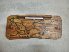 Wandgarderobe von Tavit'Art, Fraktalbrand, Unikat, 2021