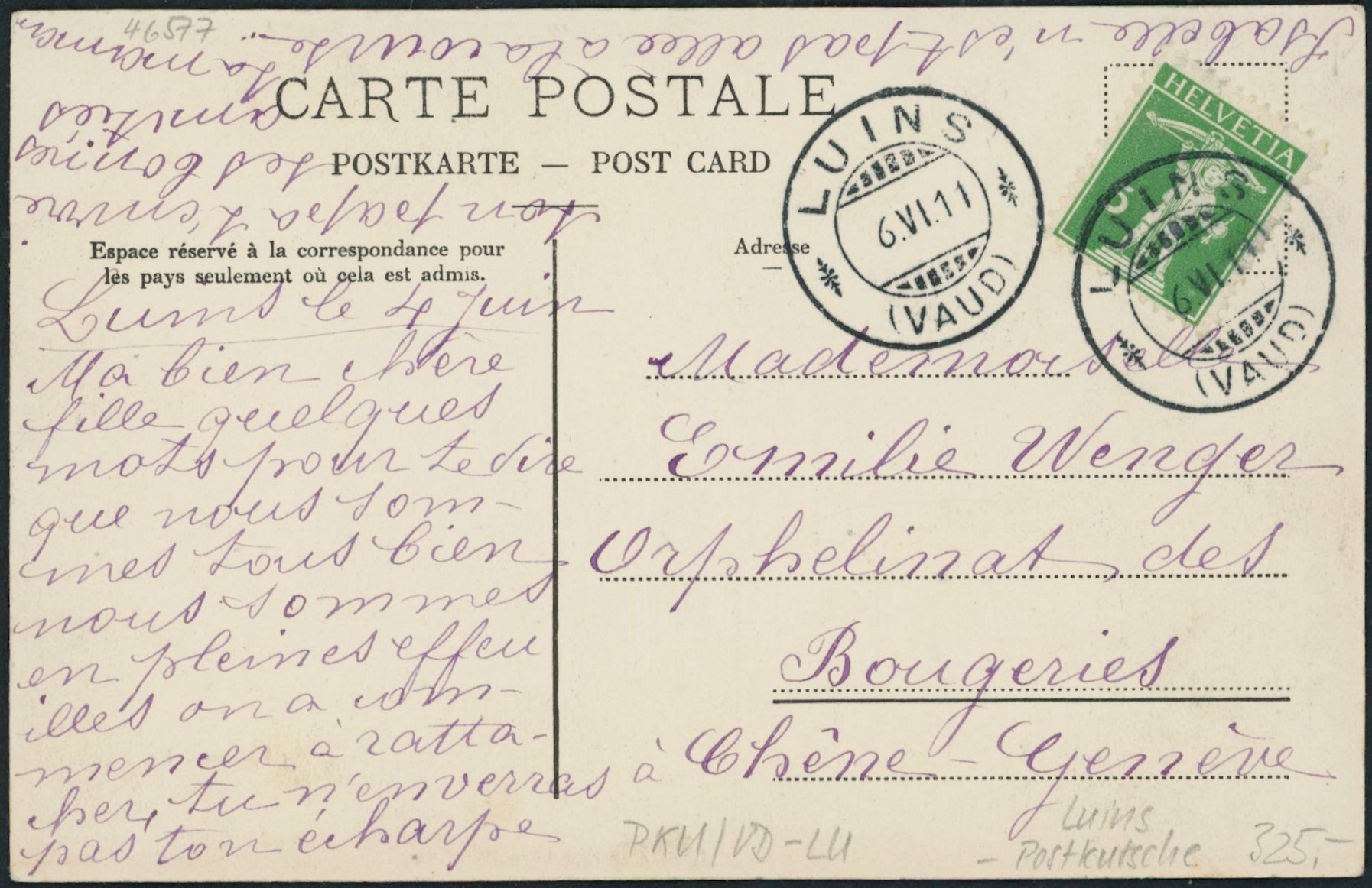 Cartoline postali: VD Luins - Postkutsche – Usato da Schindellegi venduto da leecollect 1