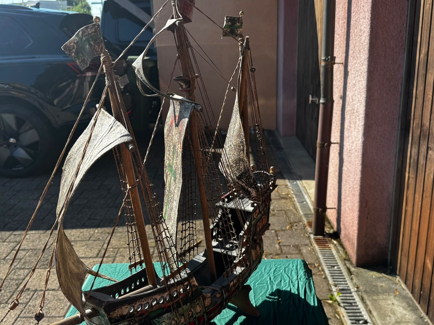 Kit di modellismo & Modellini statici: Modellschiff Santa Maria – Usato da Egg b. Zürich venduto da Brocki_Insel_Egg 2