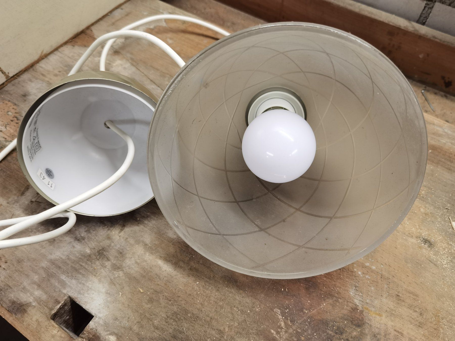 Ikea Lampade: Deckenlampe Ikea aus Glas, ca. 18cm – Usato da Goldingen venduto da YouAreMySunshine 1
