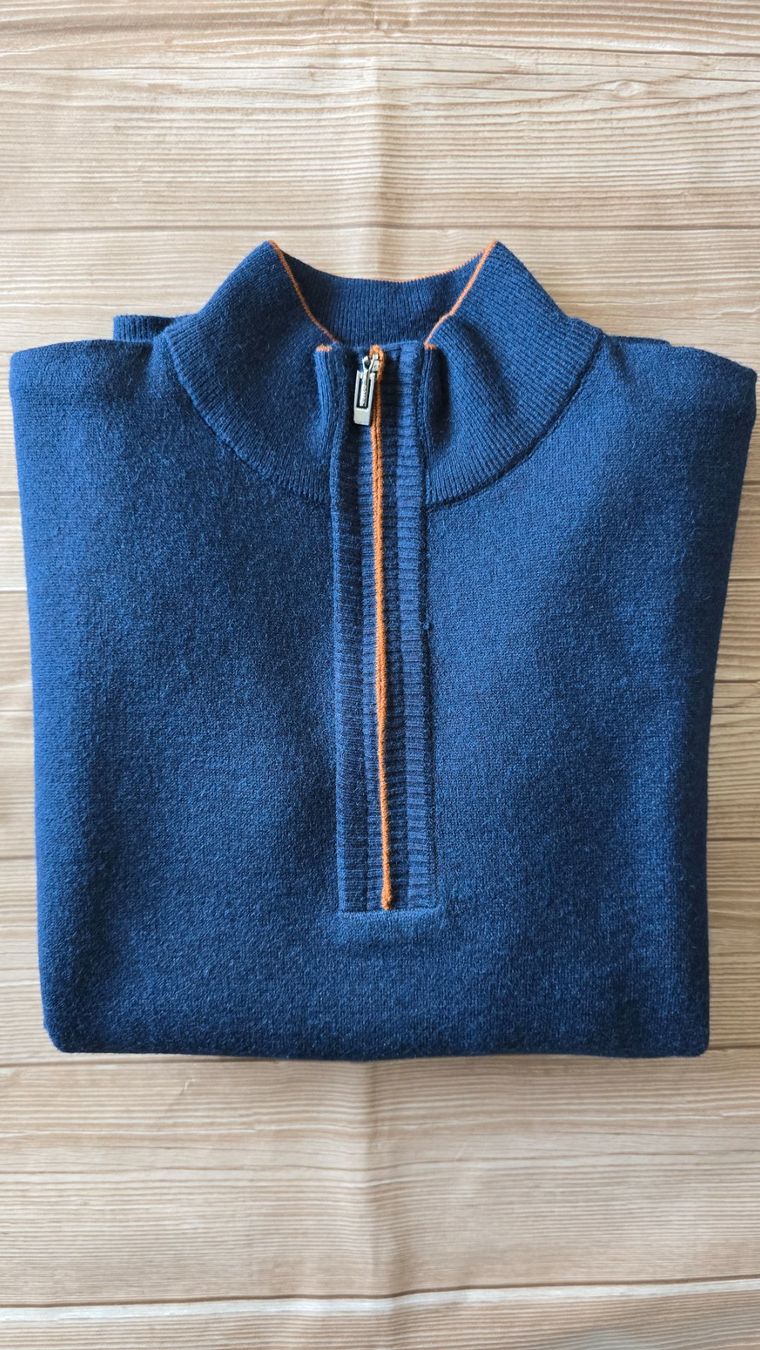 Maglioni & Felpe: Herren Half-Zip Strickpullover - M - Lake Blue ♂️ – Nuovo (secondo la descrizione) da Thalwil venduto da VitaMini 2
