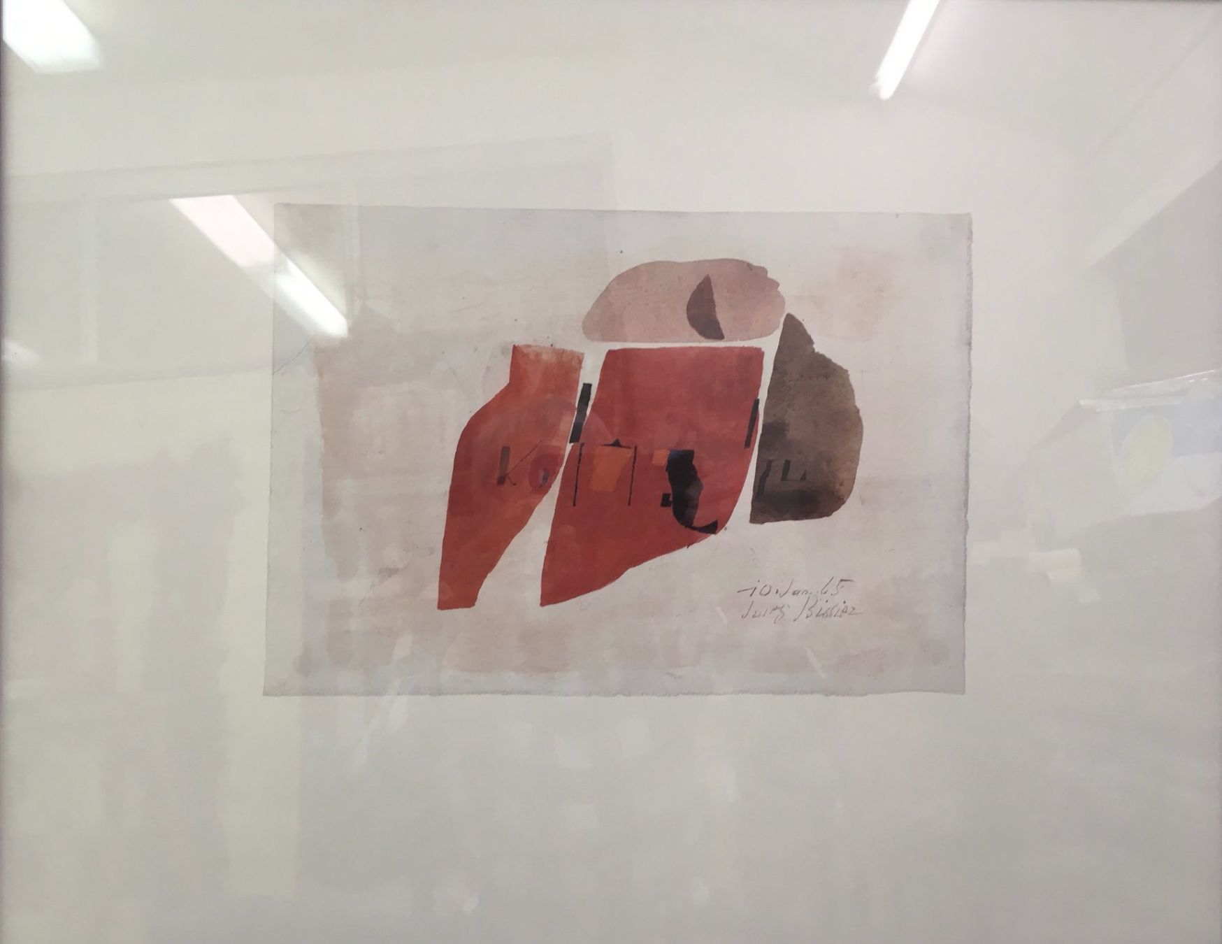 Tableaux: Julius Bissier - 10. Januar '65 - Kunstdruck – D'occasion à Basel par ekaeufer