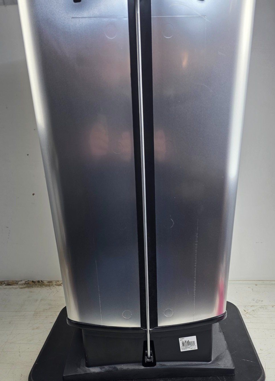 Abfalleimer: Mülleimer / Abfallbehälter PASO 40 L – Kunststoff – Silber – Gebraucht aus Flums von Flumsantik 4