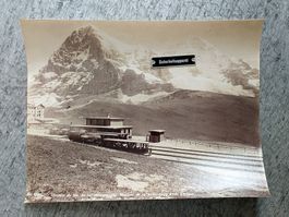 Wengeneralpbahn - Station Scheidegg - Bromsilber Grossfoto