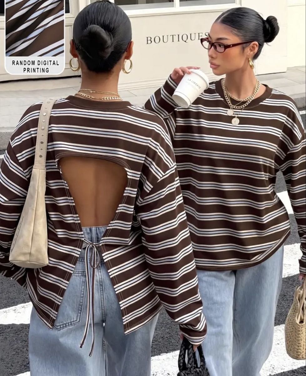 Pullover & Sweatshirts: Damen Pullover gestreift offen Grösse S – Neu (gemäss Beschreibung) aus Chur von Miina04