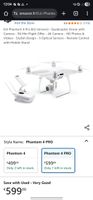 DJI Phantom 4 Pro Drone good condition with backpack