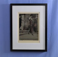 Gazette du Bon Ton: modischer Druck "Robe d'après-midi".